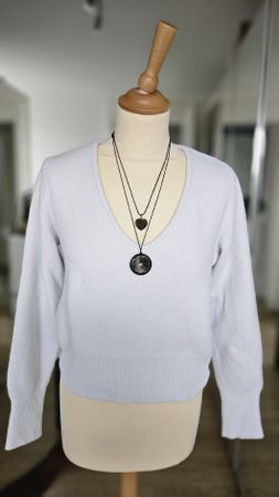 👕 Pull col V toux doux