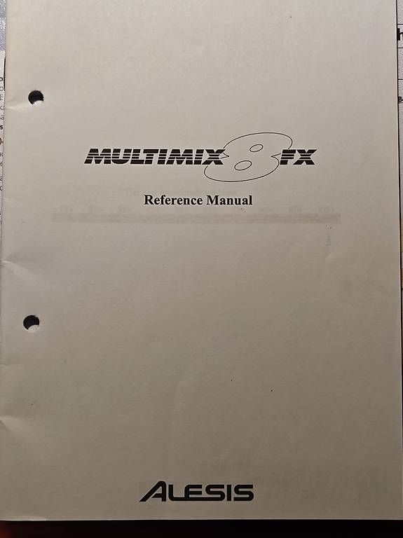 Alesis Console di mixaggio: Alesis Multimix 8 FX Mixer, 2 Microfoni/Mischpult + Mikrofon – Usato da Comano venduto da Mary922 4