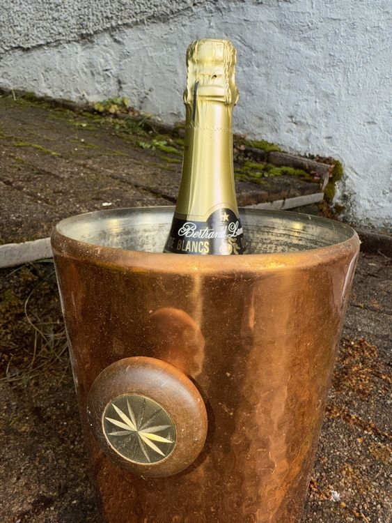 Sceau à champagne BAUMLIN - cuivre chromé - Arts de la table