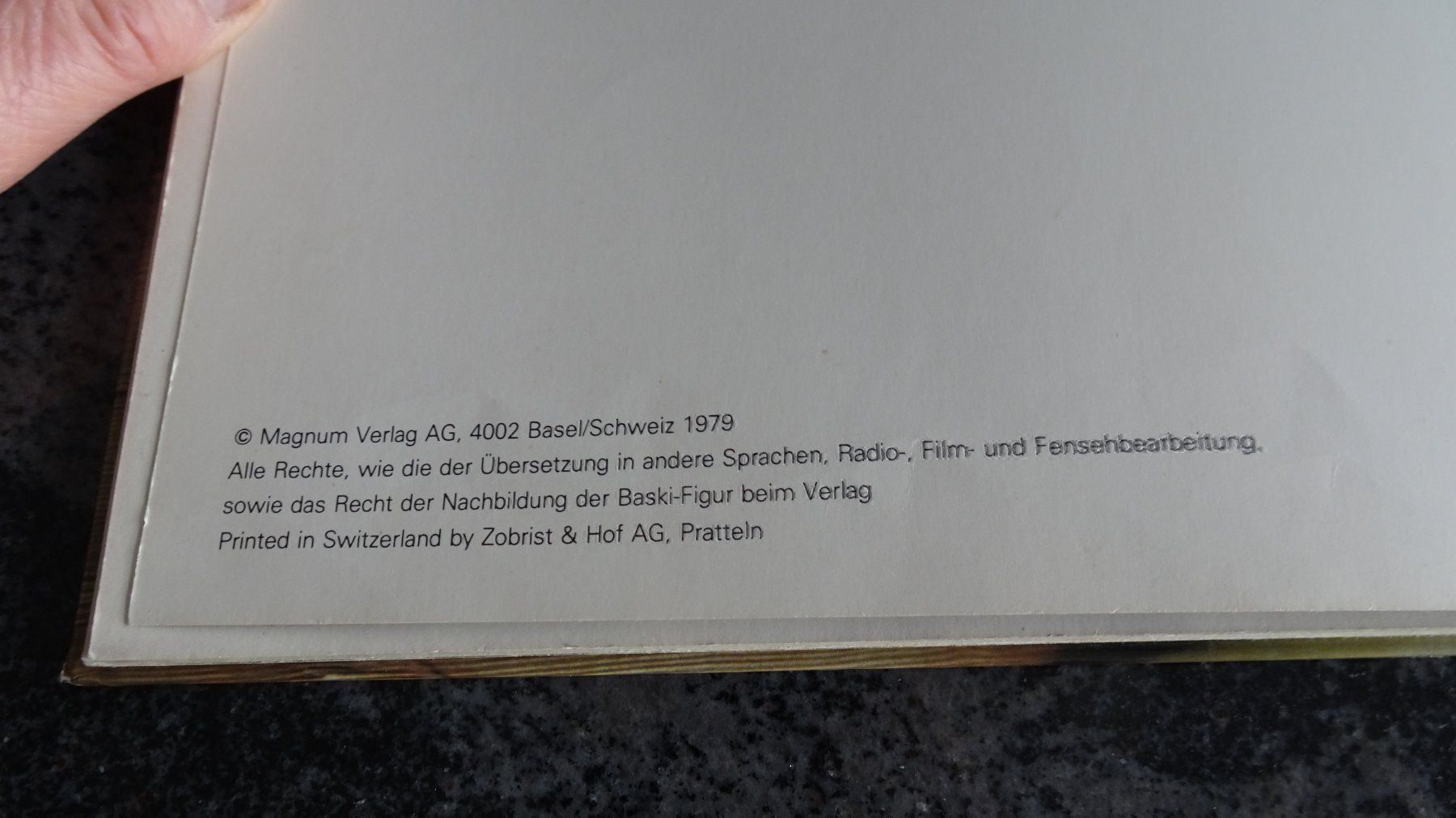 Libri: BASIK AUF DER ALP  JAHR 1979 – Usato da Zürich venduto da Roulet 9