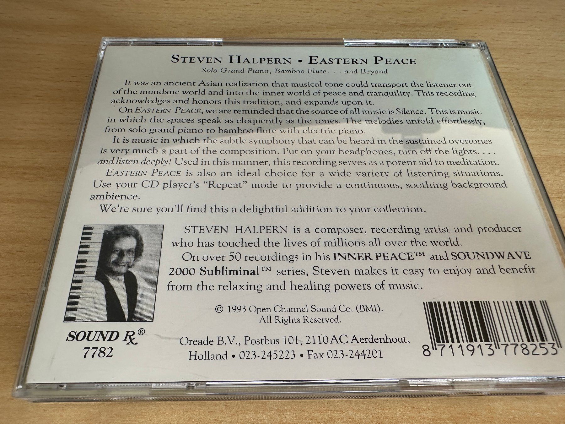 CD: Steven Halpern – Eastern Peace – Usato da Rikon im Tösstal venduto da Alpenmutz 1