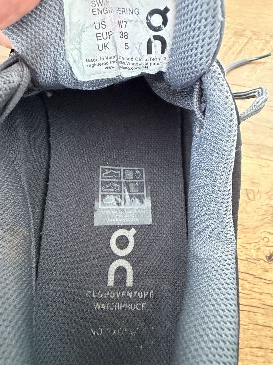 On Chaussures femmes: Chaussures On Cloudventure imperméable noir T. 38 – D'occasion à Brügg BE par Goob 8