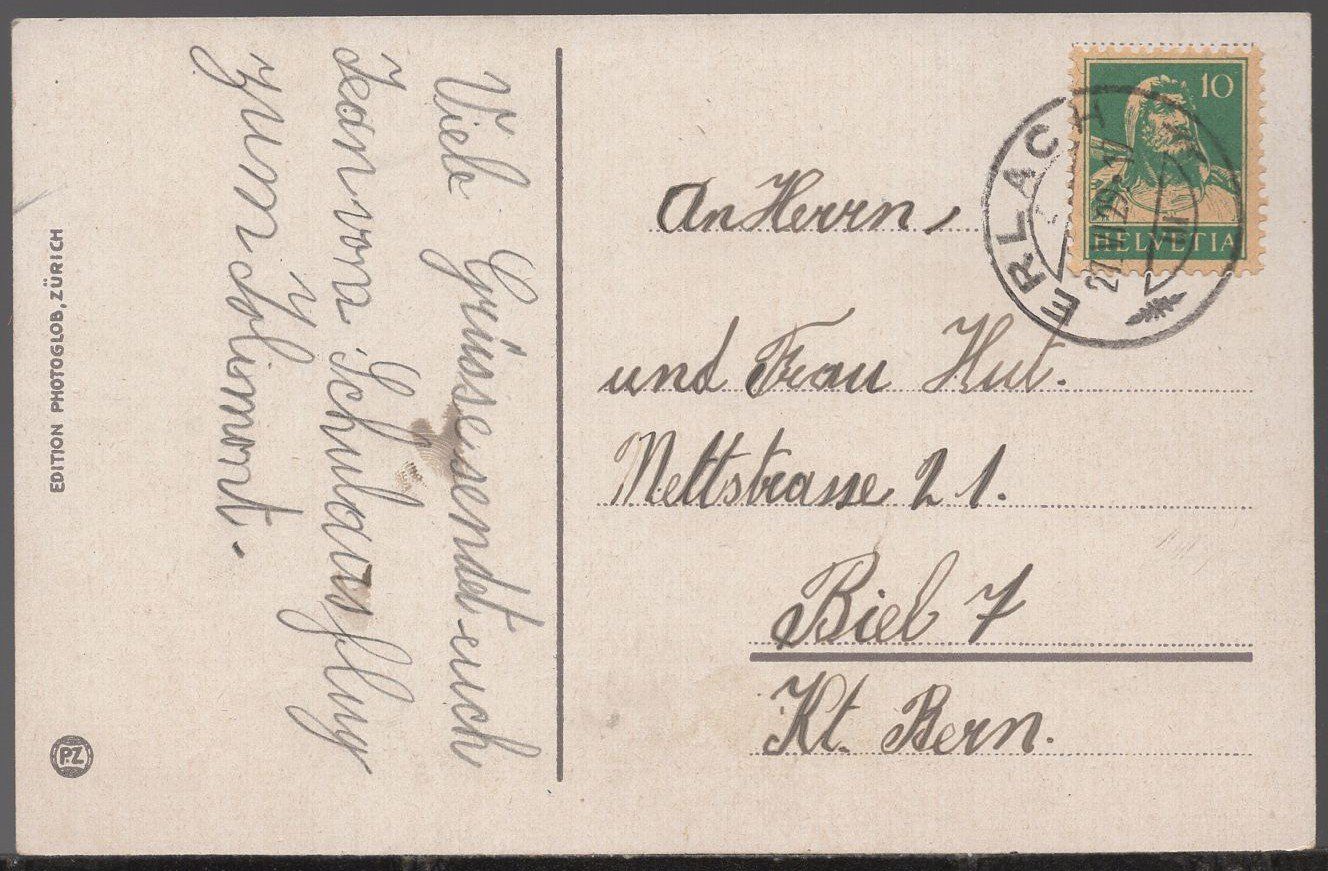 Cartoline postali: Bieler-See  Panorama  1929 – Usato da Aarau venduto da kufi44 1