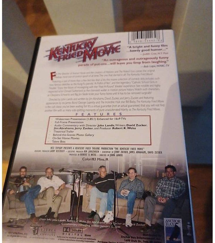 Tutti i DVDs: Kentucky Fried Movie PAL1 – Usato da Einsiedeln venduto da lan_2vrp
