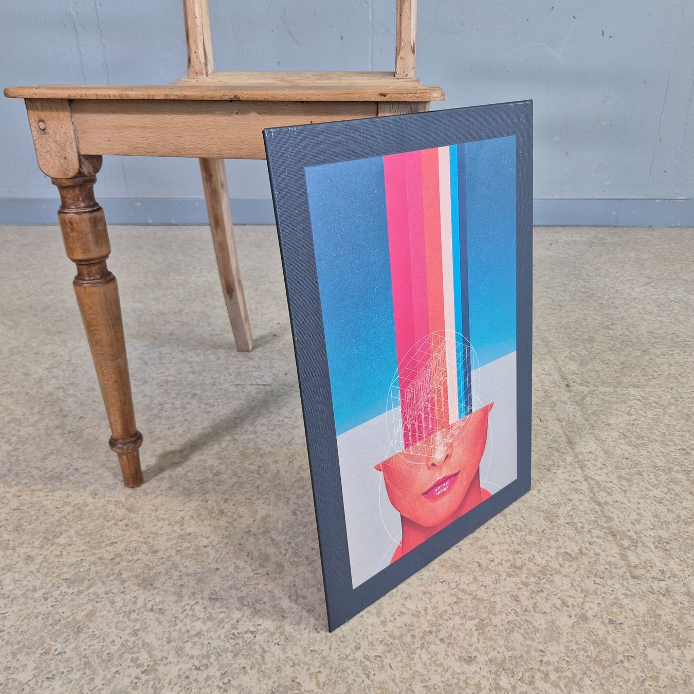 Insegne: "Mind Geometry" Frank Moth Schild Blechschild – Usato da Nottwil venduto da Wondewa-Shop 2