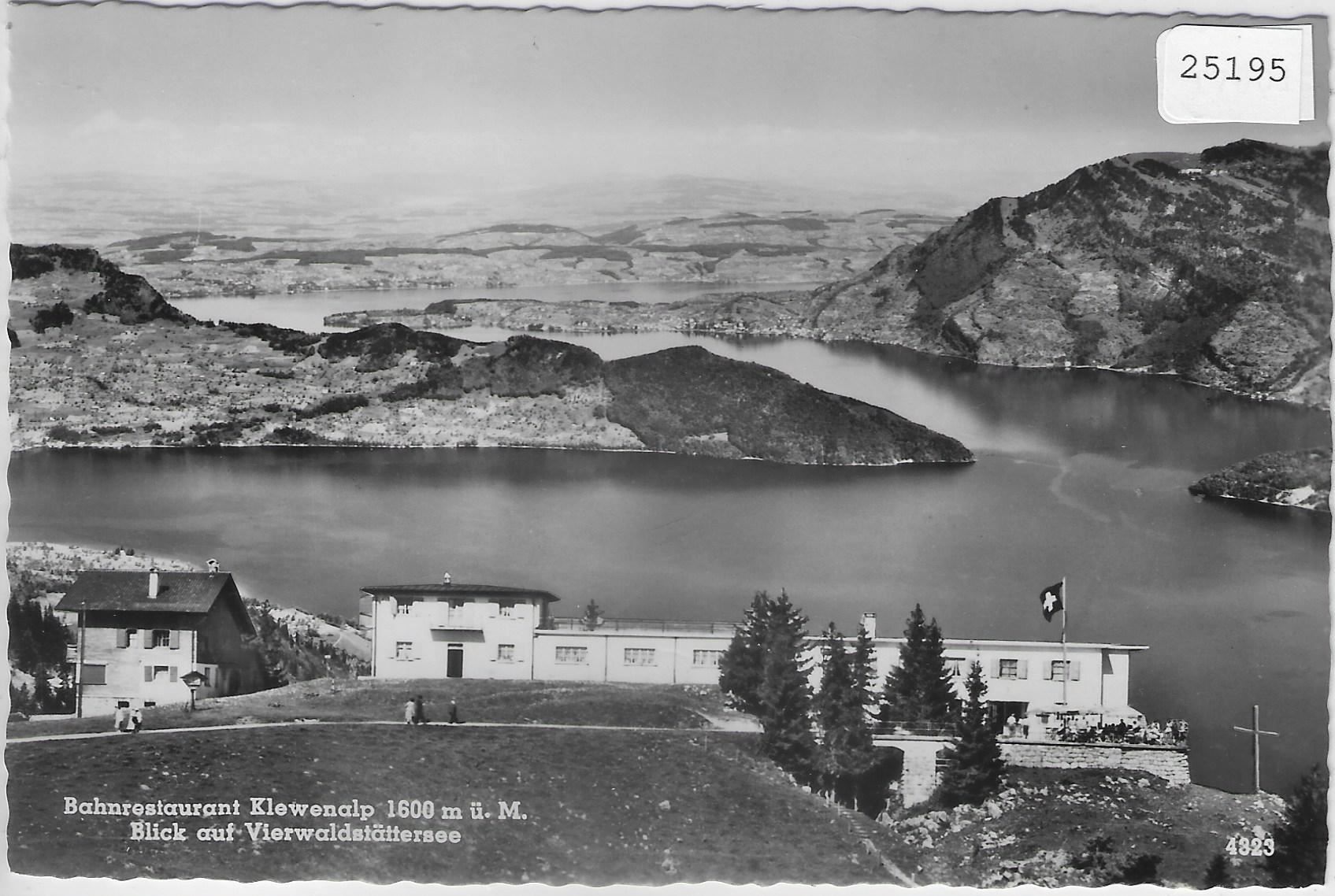 Cartoline postali: Bahnrestaurant Klewenalp - Blick auf – Antico da Ettingen venduto da Kartenplanet