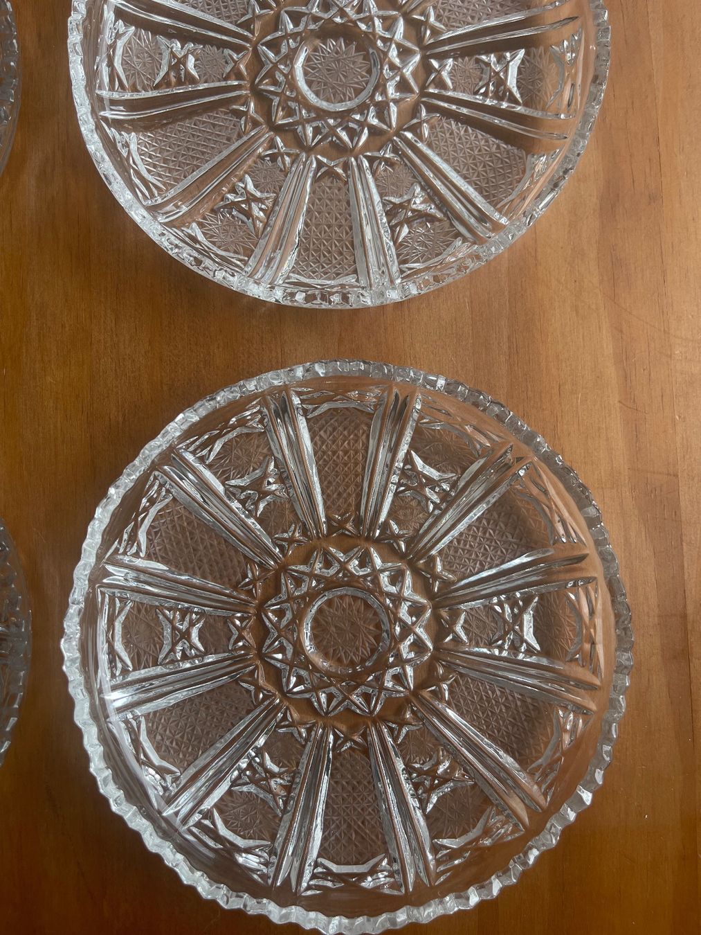 Teller: Kristall 6 Stück Brot Salat oder Dessert Teller – Gebraucht aus Nussbaumen AG von HelenaDavid1910 1