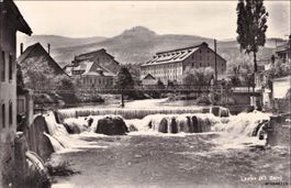 Laufen // 1959 Birsfall Birs damals noch Kanton Bern