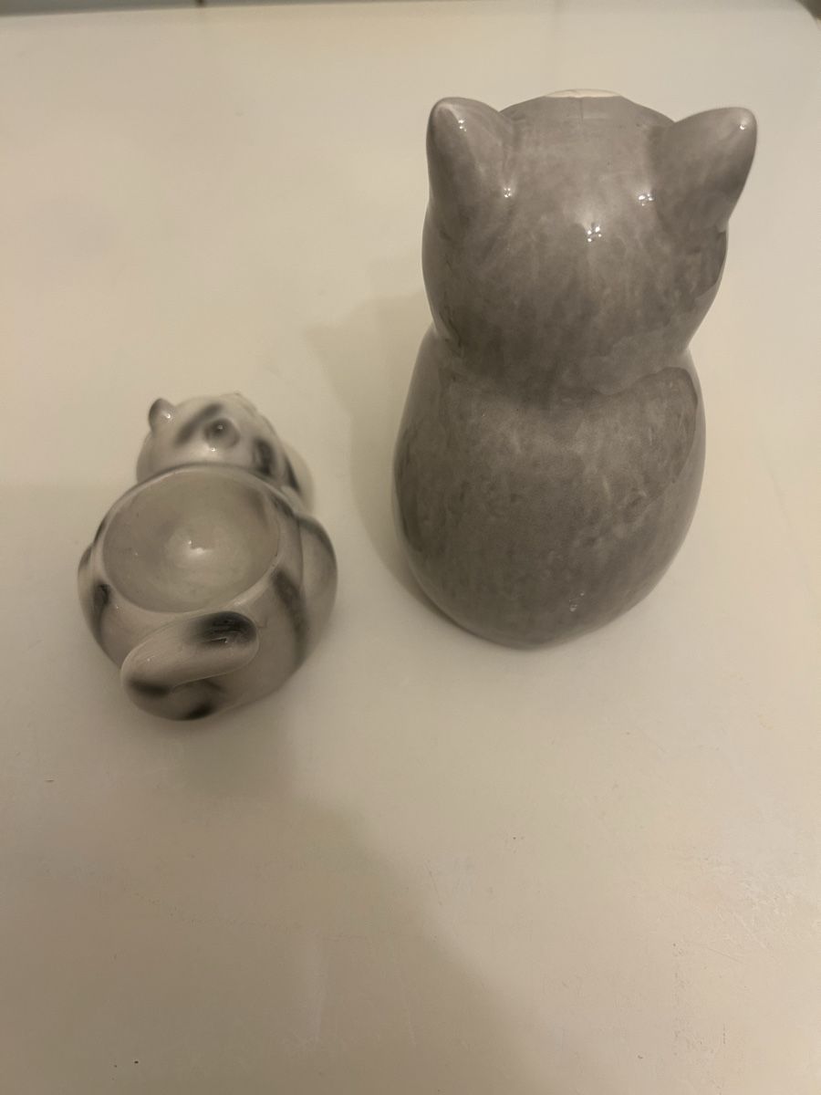 Statuette: 2 Süsse Kätzchen Keramik . – Usato da Allschwil venduto da Maline1 3