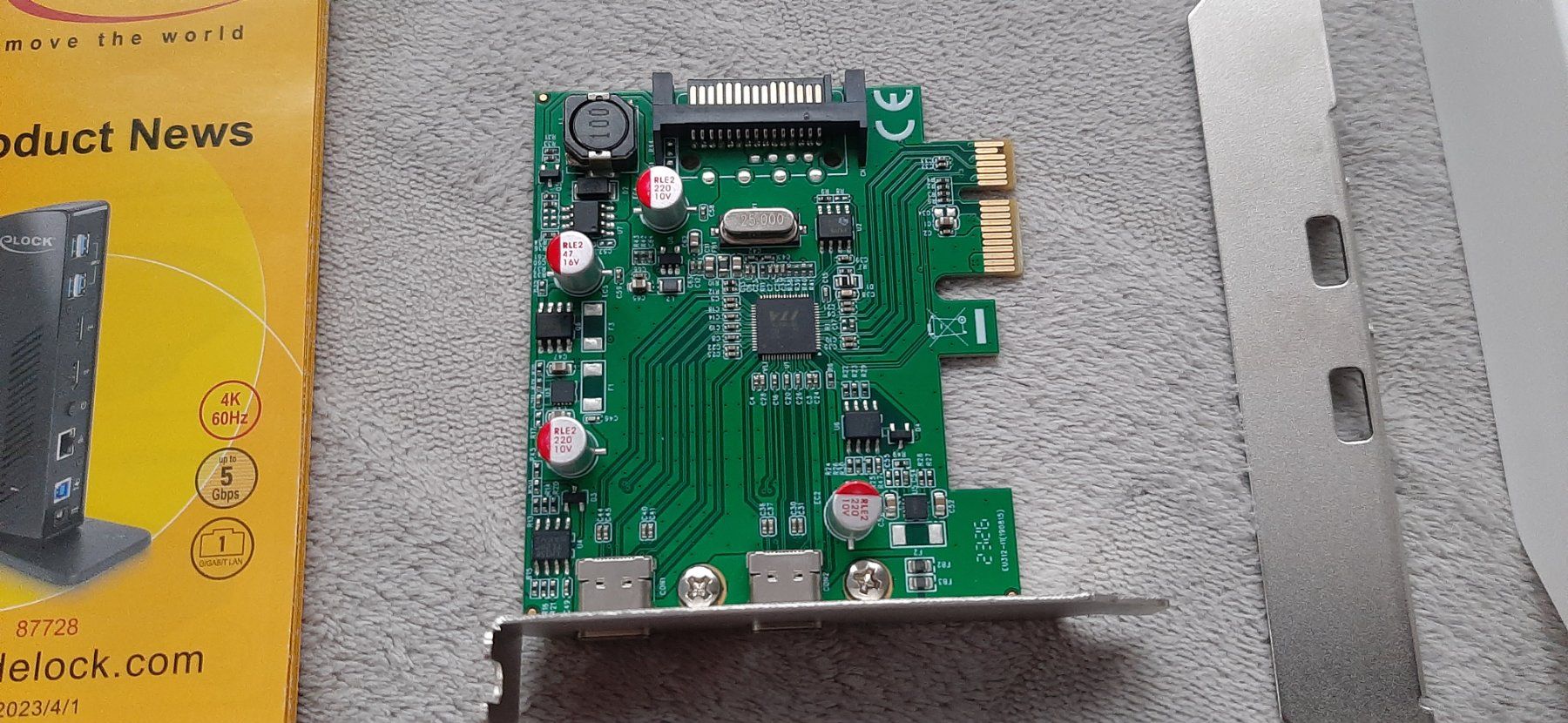 Laufwerke & Adapter: 2x USB-C PCI-Express-Karte Delock – Gebraucht aus Magden von SelHas 2