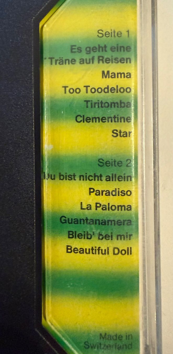 Musicassette: Musikkassette "Schlager Erinnerungen" – Usato da Altdorf UR venduto da Mini037 1