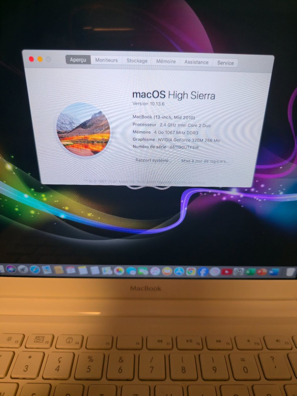 Apple Notebook: MacBook blanc 13" 2010 | SSD | Garantie – Usato da Renens VD venduto da MTD2211 6