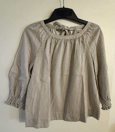 s.Oliver Bluse gestreift beige weiss Grösse 34