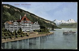 Gunten, Hotel Hirschen am See mit Dampfs