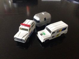 Corgi Land Rover BP Safari Rally / Majorette Land Rover Nasa