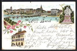 Litho Basel, Strassburger-Denkmal, Ratha