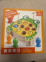 Magnetic Frog Fishing Game Jeu de pêche magnétique en bois
