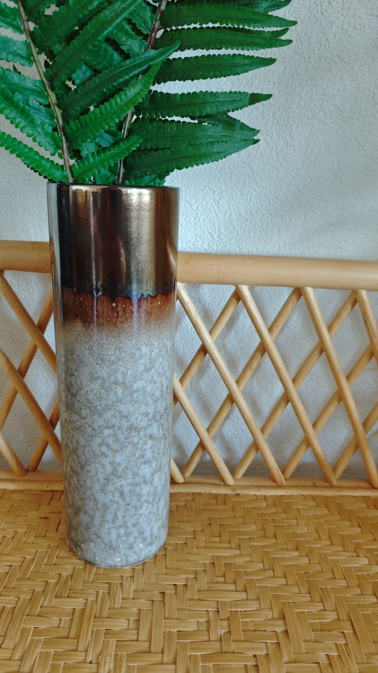 Pfister Vasi & Recipienti: Vase avec verdure artificielle – Usato da Hermenches venduto da kar_zj5h 1