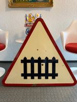 Antikes, grosses Eisenbahnschild emailiert (Frankreich)