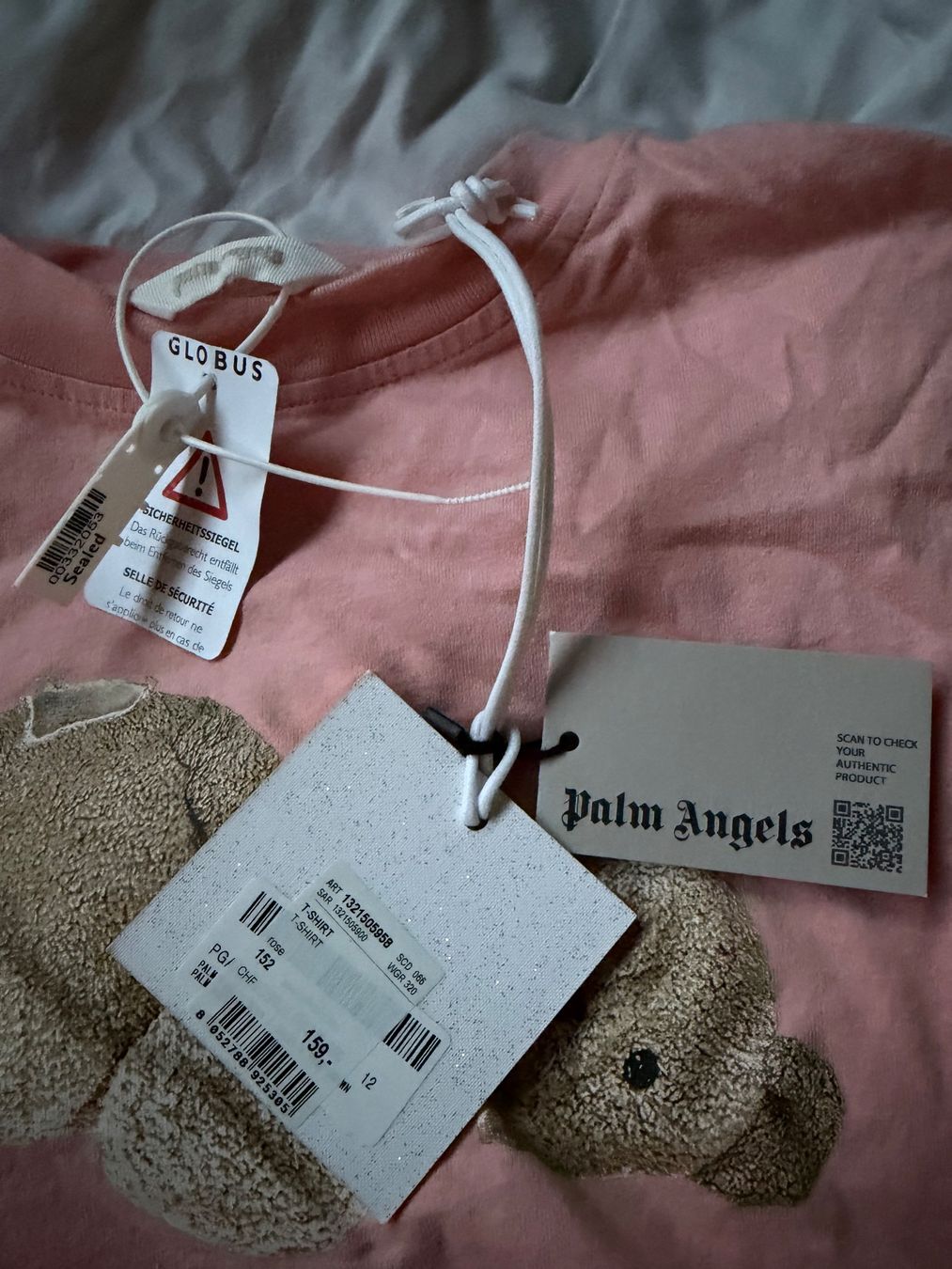 Palm Angels T-shirt: Palm Angels T-Shit mit Teddybär – Nuovo e nell'imballaggio originale da Burgdorf venduto da Algadach 2
