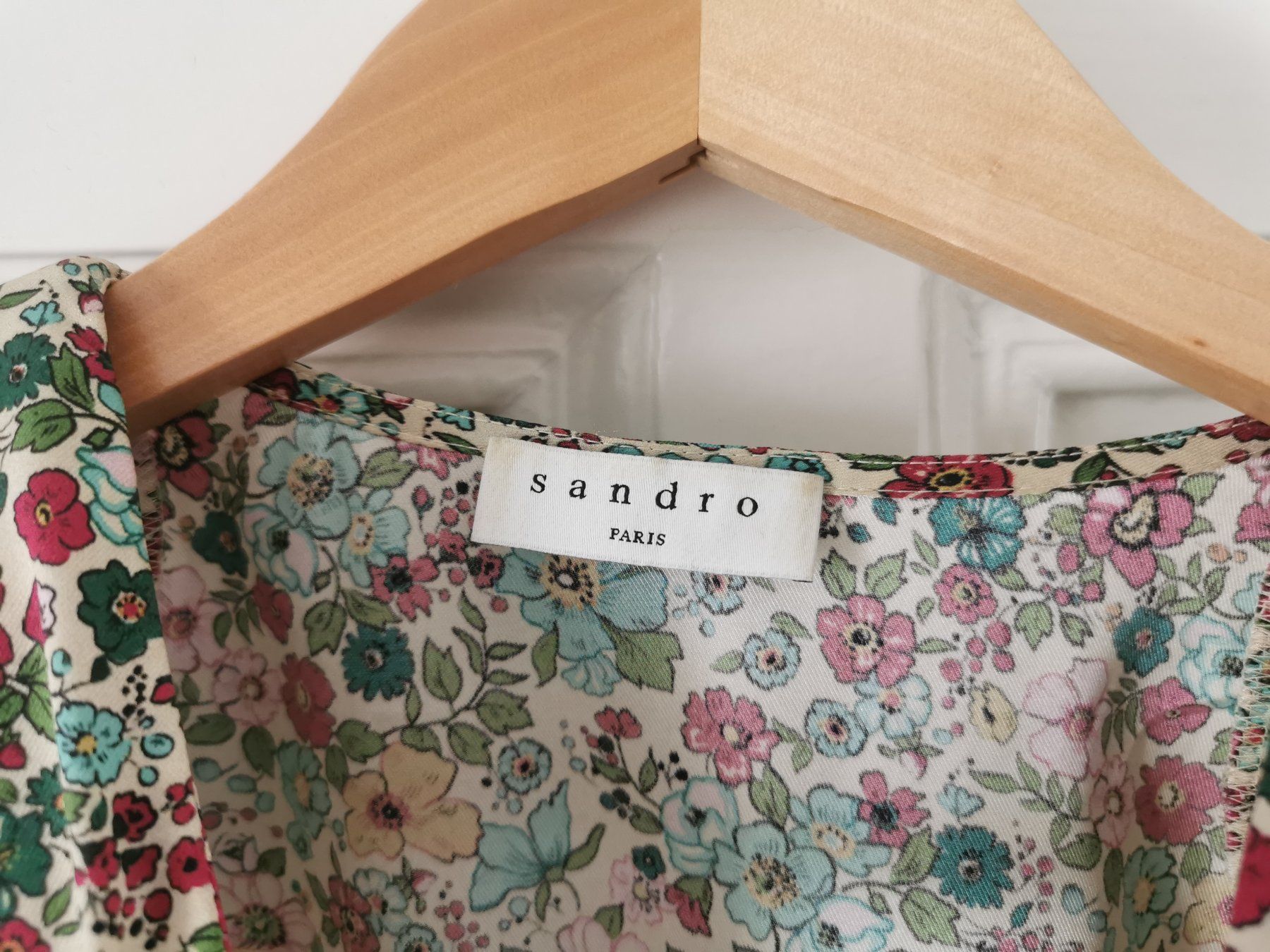 Sandro Vestiti: Sandro sommerliches Midikleid mit Blumenmuster, Grösse 38 – Usato da Bern venduto da jdilla 4