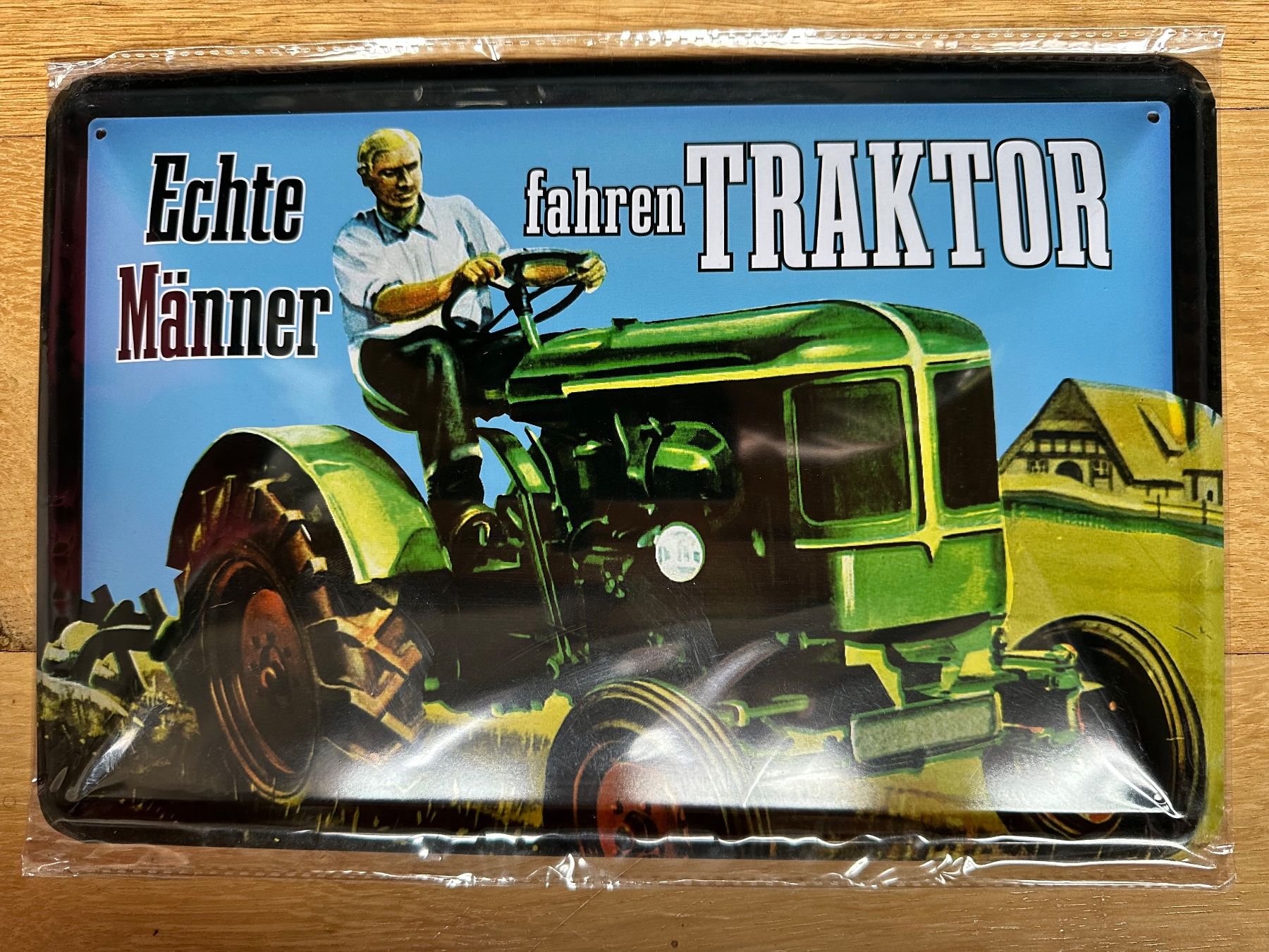 Schilder: Echte Männer fahren traktor Oldtimer classic diesel schleppe – Neu (gemäss Beschreibung) aus Reinach AG von rares75