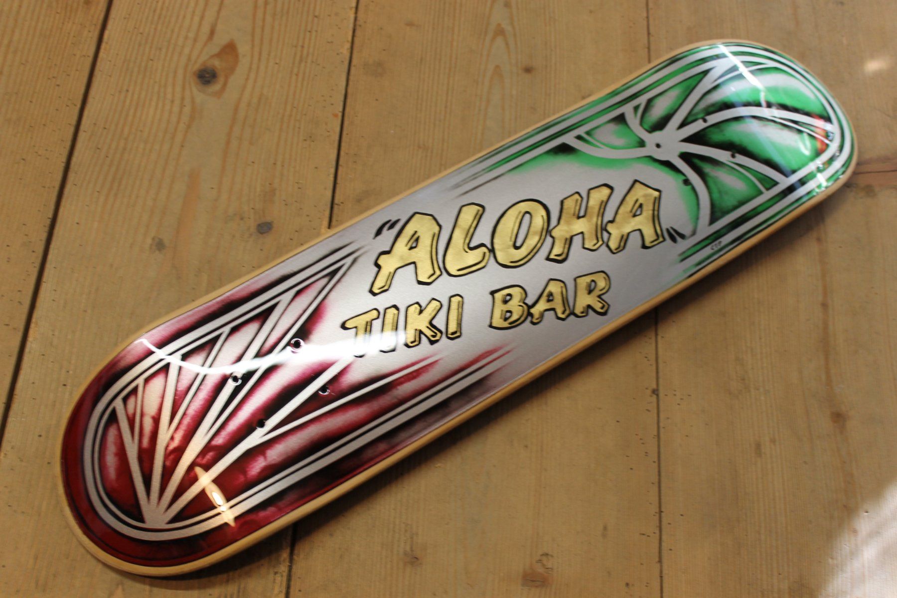 Skateboards: ALOHA TIKI Skateboard  Deck, Unikat, Handmade – Usato da Willisau venduto da Pzm81 1