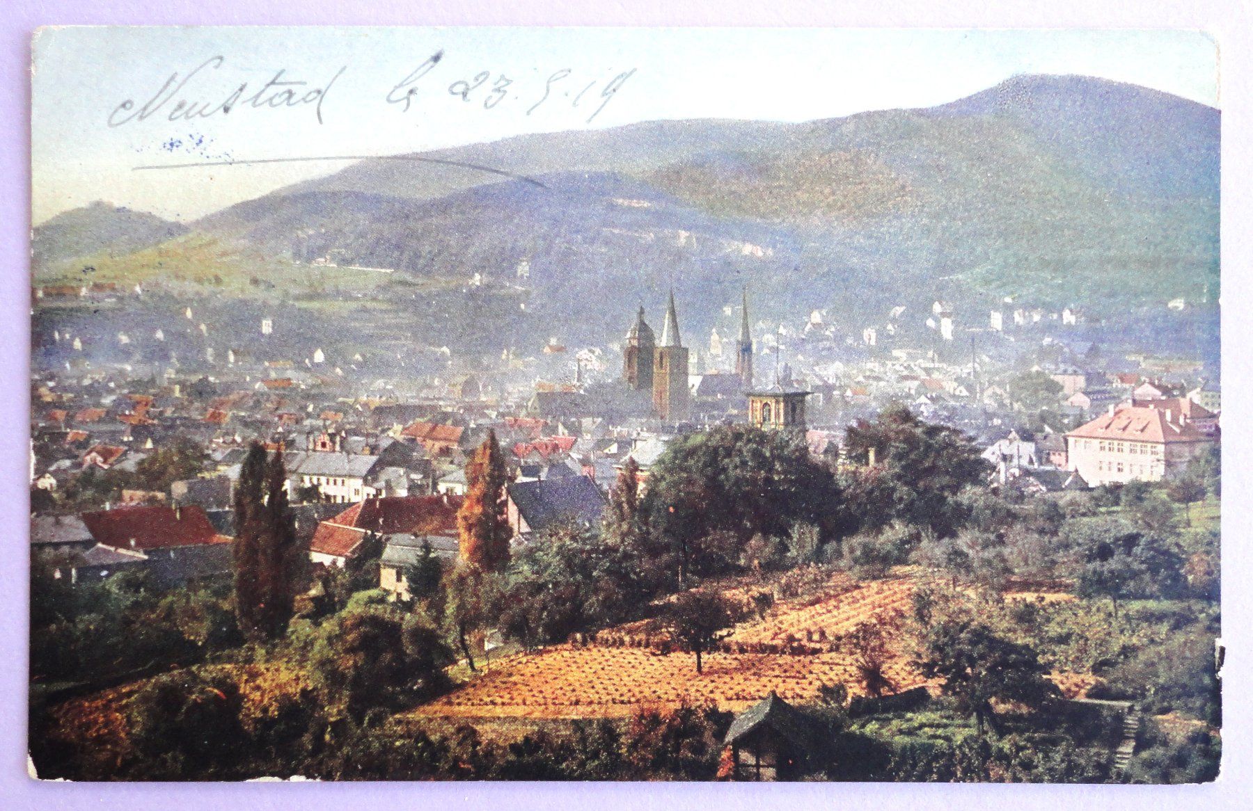 Ansichtskarten: Neustadt an der Haardt – Defekt aus Fétigny von Billy2miny