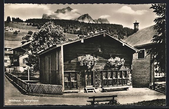 Ansichtskarten: AK Wildhaus, Zwinglihaus – Gebraucht aus Berlin von bartko-reher