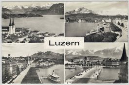 LU 45 Luzern 4 Bilder 1950-er