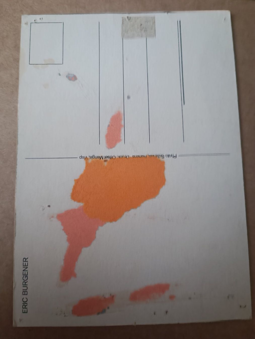 Autografi: Eric Burgener - handsignierte Autogrammkarte – Usato da Menziken venduto da Artographs 1