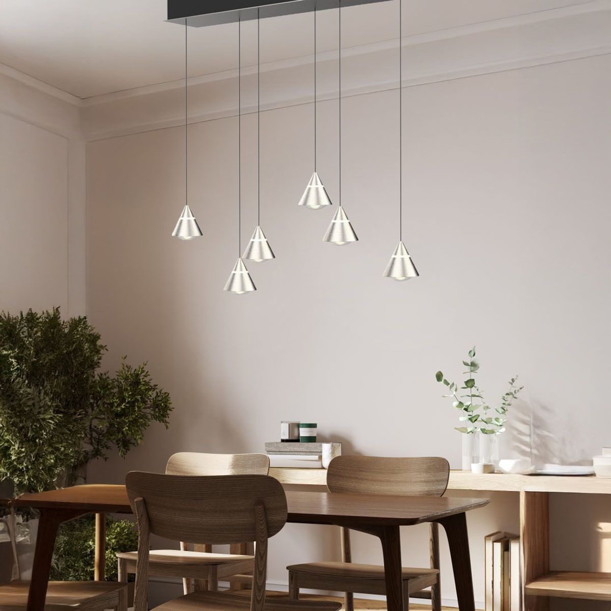 Lampadari & plafoniere: LED Pendelleuchte, CCT, 75 cm x 16 cm – Nuovo (secondo la descrizione) da Kreuzlingen venduto da Smart-Light 1
