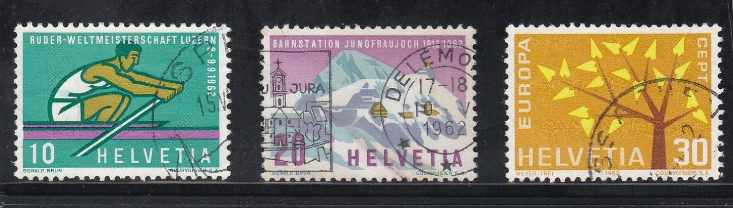 Tutti i francobolli: Timbres suisses 1962 – Usato da Dizy venduto da all_9l2s