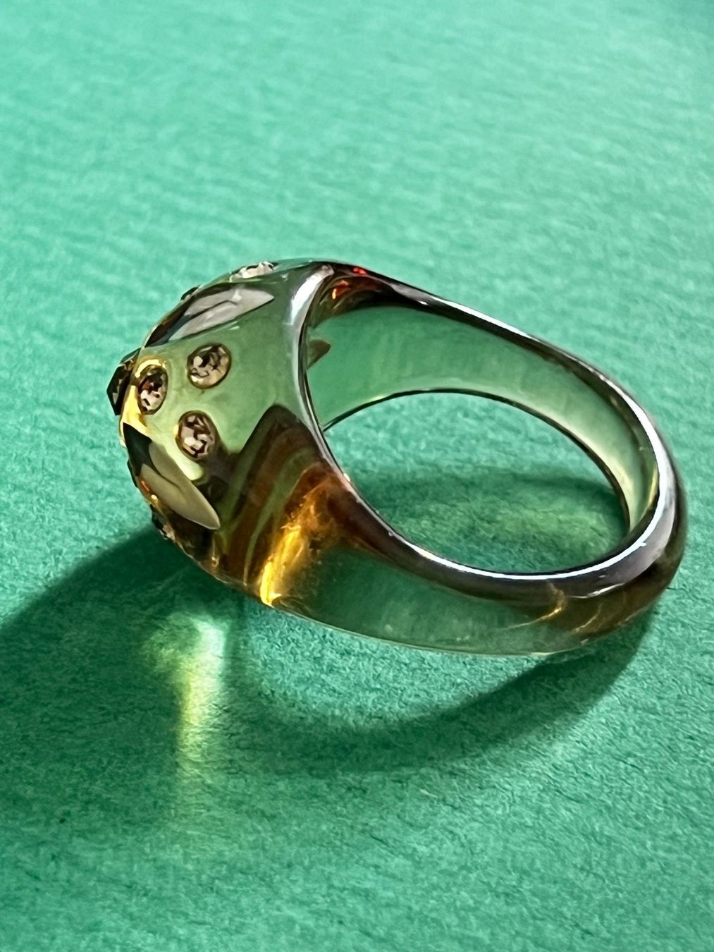 Anelli: Unique!!! Transparenter Acryl Ring (56) – Usato da Laufen venduto da Trendmarket 2