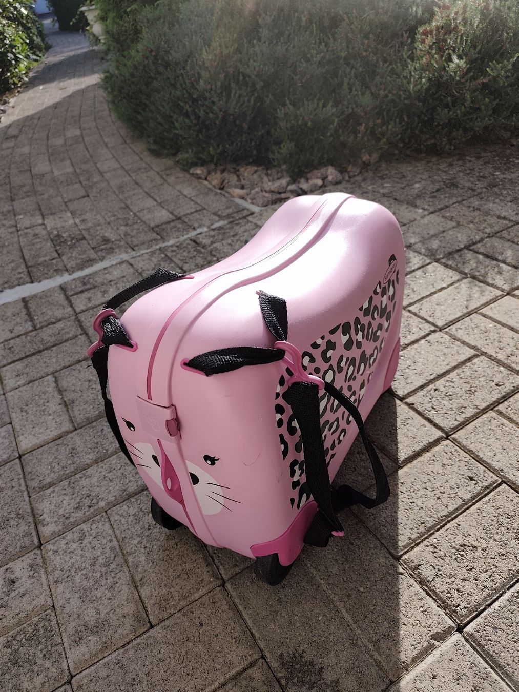 Samsonite Reisekoffer: Samsonite Dream2go Kinderkoffer pink Cat – Gebraucht aus Fulenbach von meje0081