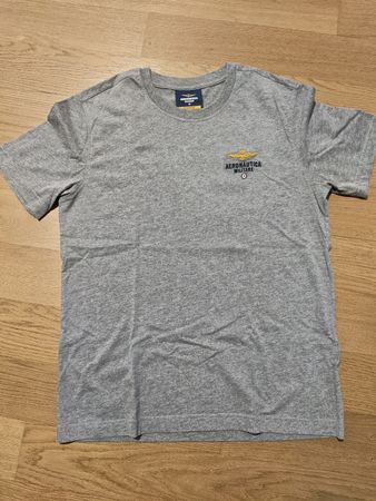 T-Shirt Aeronautica Militare grau Grösse M guter Zustand
