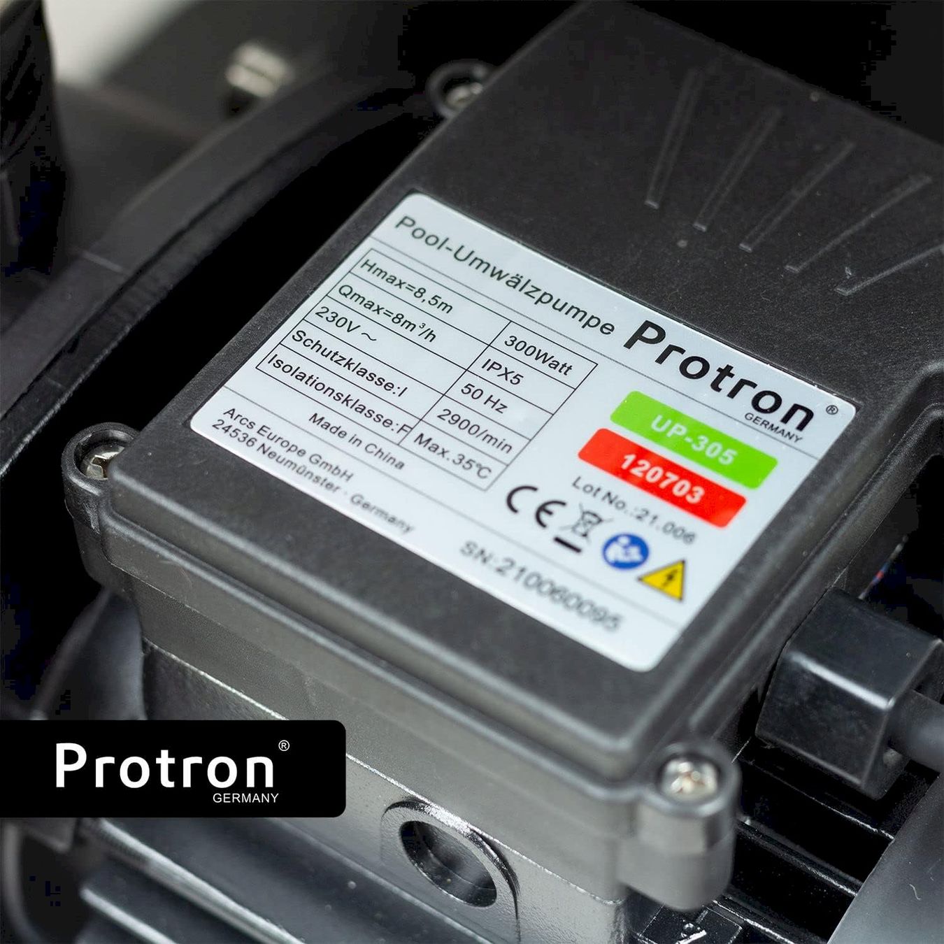 Piscine: Protron SF-8300 Sandfilteranlage 8000l/h – Nuovo e nell'imballaggio originale da Bottighofen venduto da zaap 4