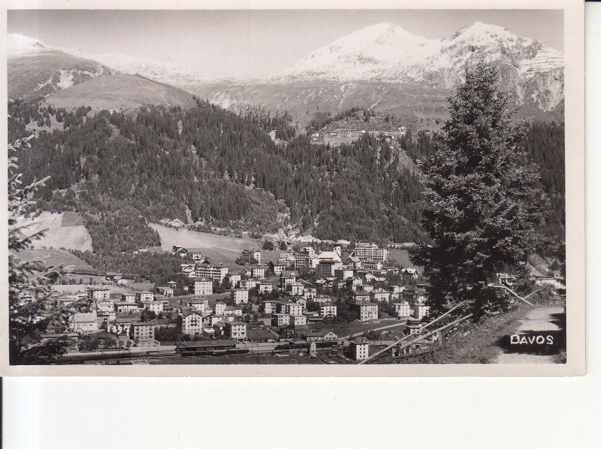 Cartoline postali: Davos ca. 1930 – Usato da Bürglen TG venduto da StampGraf