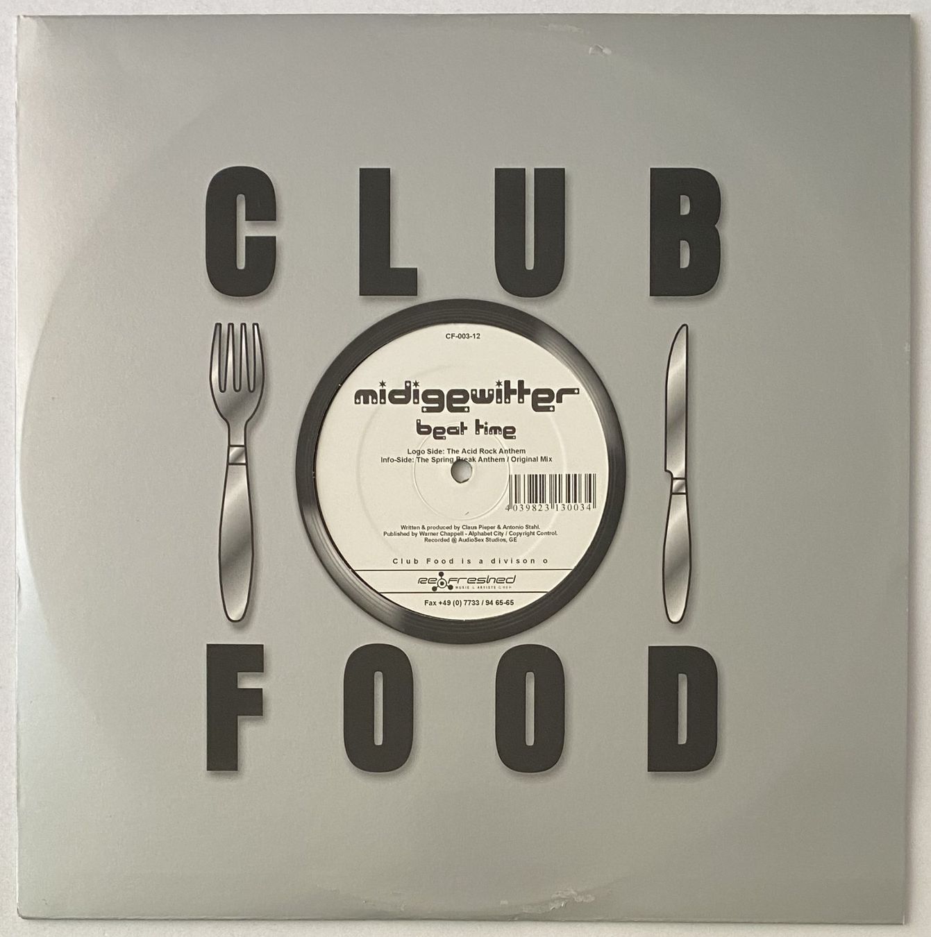 Dischi in vinile: Midigewitter, Beat Time (Trance, Acid) – Usato da Flums venduto da Empe1