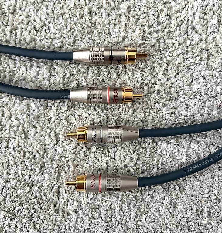 Cavi: Rowen Absolute RCA/Cinch Kabel 1m  Top Zustand – Usato da Zürich venduto da cutyswiss 1