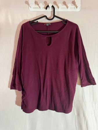 Dunkelroter Pullover von Street One Gr. 38