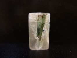 TURMALIN in BERGKRISTALL 16.7g 83.5ct NATUR SKULPTUR
