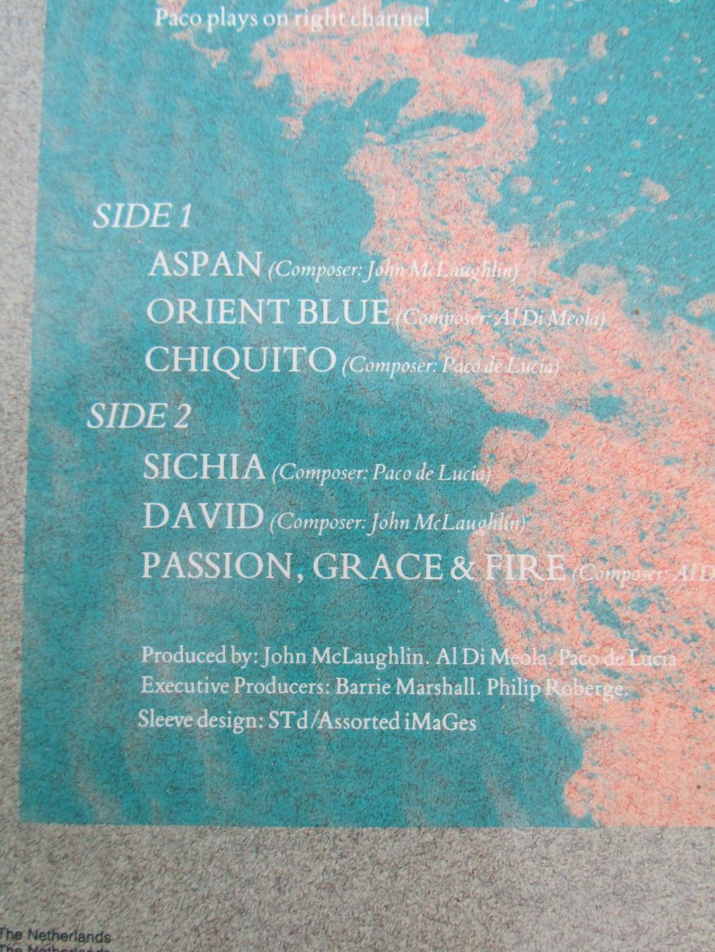 Schallplatten: Mc Laughlin, Di Meola, De Lucia:    Passion, Grace & Fire – Gebraucht aus Seengen von mikelele 5