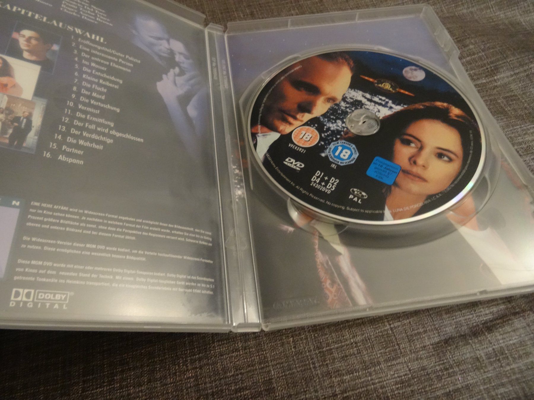 Tous les DVDs: DVD Eine heisse Affäre mit Ed Harris – D'occasion à Olten par Disc-Verkauf 1