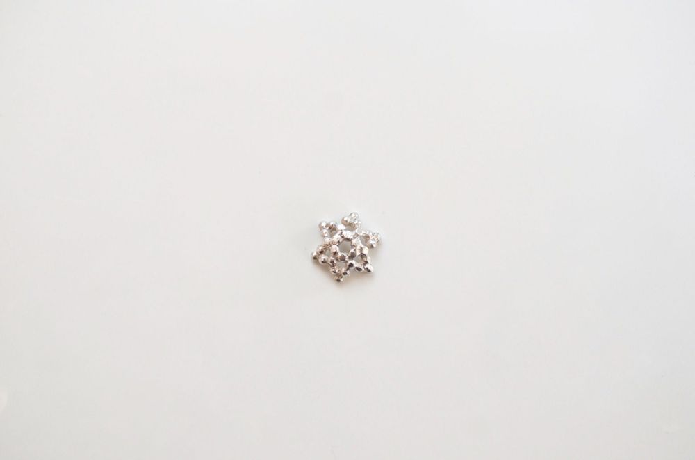 Perlenkappen, Design 3, Für Perlen Mit 6mm, Silber, 30 Stück | Perlen