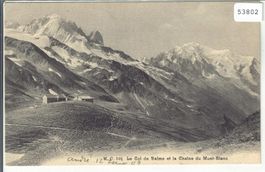 Le Col de Balme et la Chaine du Mont-Blanc