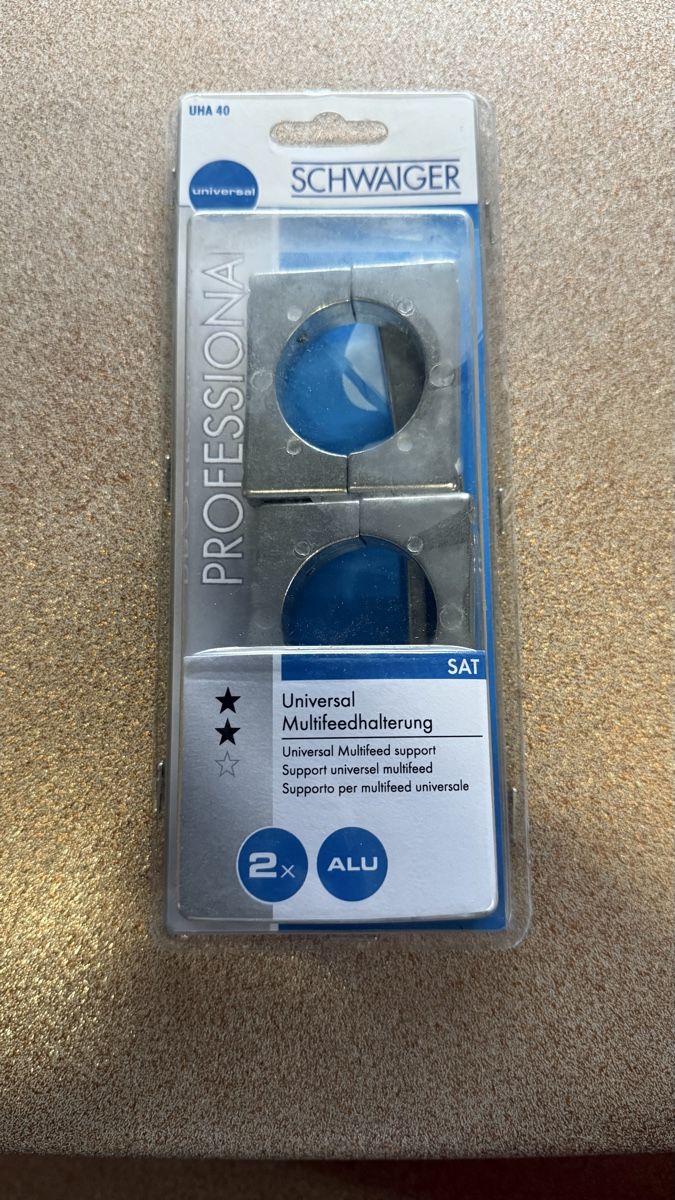Supporti a parete: 2x ALU Universal Multifeedhalterung NEU – Nuovo e nell'imballaggio originale da Hergiswil LU venduto da mechutaume