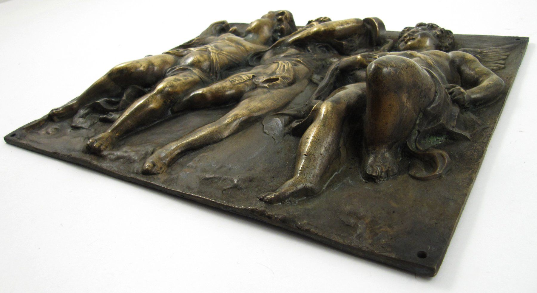 Sculptures & Statues: Bronze Platte mit Engeln – D'occasion à Meinisberg par duveen 5