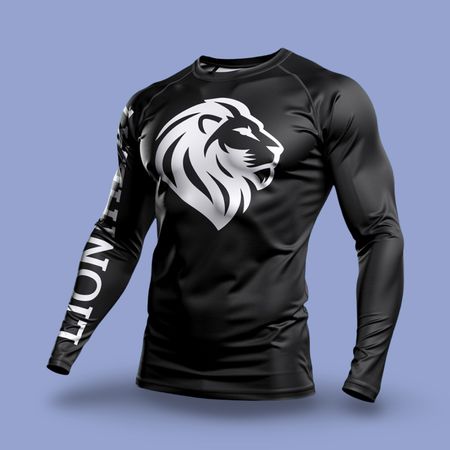 T-shirt compression sport noir Lionheart – fitness Signature