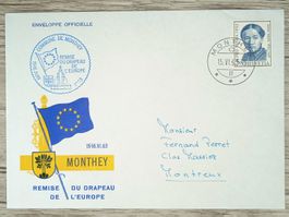 TR03 Enveloppe + Timbre Suisse 1963